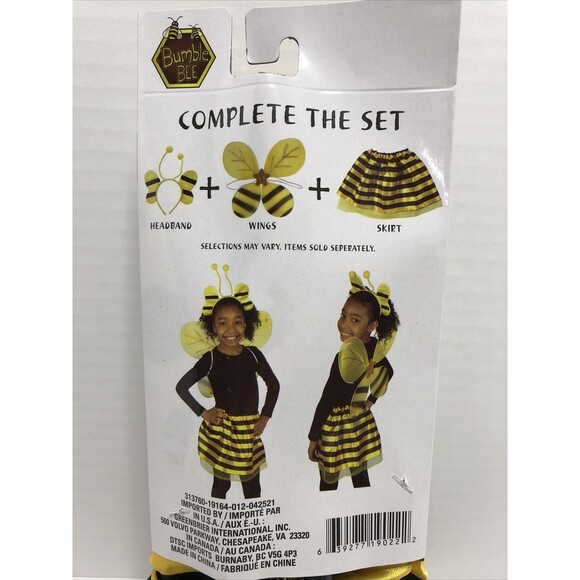 Bumble Bee Skirt Waist 7.4-Inch to 15.7-Inch Kids - Picture 4 of 4